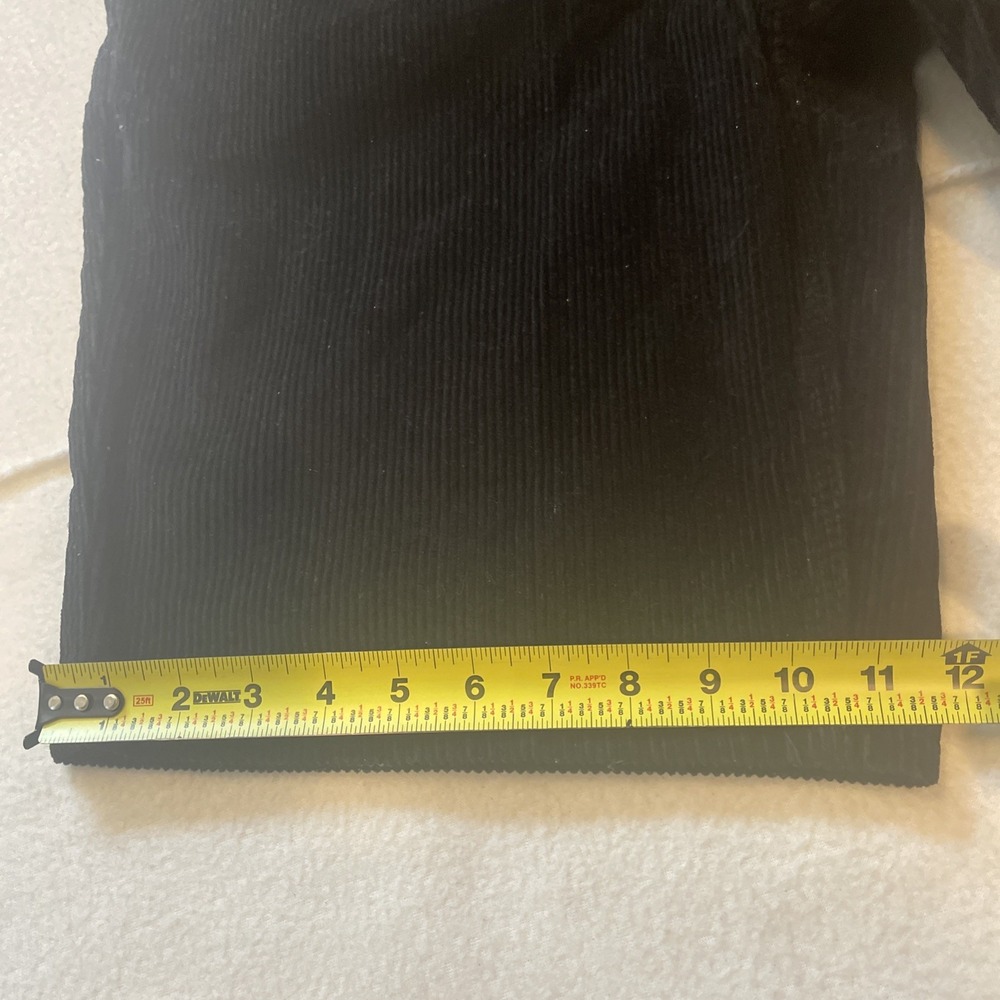 Empyre Corduroy Skater Shorts Men's Size 32 Relax Fit Loose Baggy Black - Picture 8 of 9